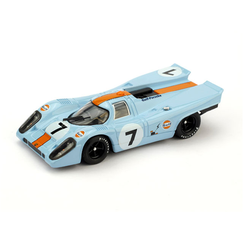 PORSCHE 917 K GULF N.7 WINNER MONZA 1970 RODRIGUEZ-KIKKUNEN 1:43 Brumm Auto Competizione Modellino