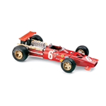 FERRARI 312 F 1 C.AMON 1969 N.6 RETIRED FRANCE GP 1:43 Brumm Formula 1 Modellino