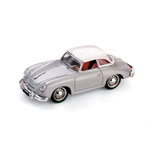 PORSCHE 356 HARD TOP 1952 ARGENTO 1:43 Brumm Auto Stradali Modellino