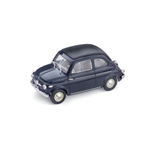 FIAT 500 CHIUSA 1957 BLU SCURO 1:43 Brumm Auto Stradali Modellino