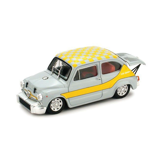 FIAT ABARTH 1000 BERLINA CORSA GR.5 UFFICIALE 1968 LIVREA GIALLO 1:43 Brumm Auto Competizione Modellino