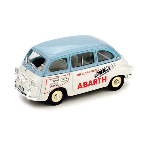 FIAT 600 MULTIPLA PUBBLICITA' ABARTH 1960 1:43 Brumm Veicoli Commerciali Modellino