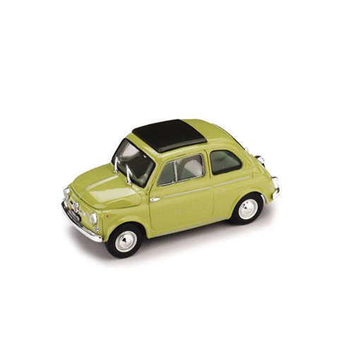 FIAT 500 D CHIUSA 1960 VERDE OASI 1:43 Brumm Auto Stradali Modellino