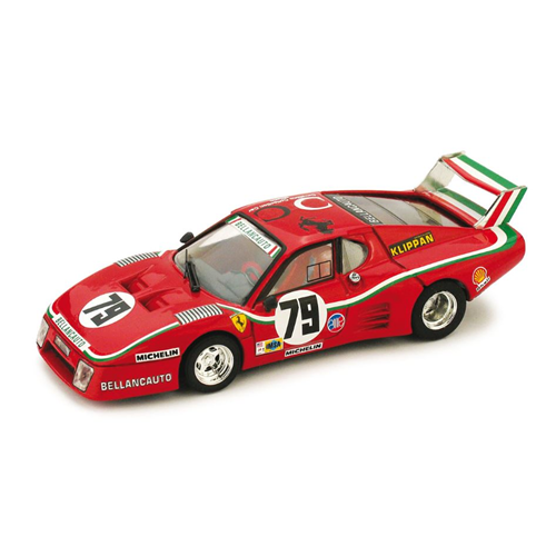 FERRARI 512 BB LM N.79 44th LE MANS 1980 DINI-VIOLATI-MICANGELI 1:43 Brumm Auto Competizione Modellino