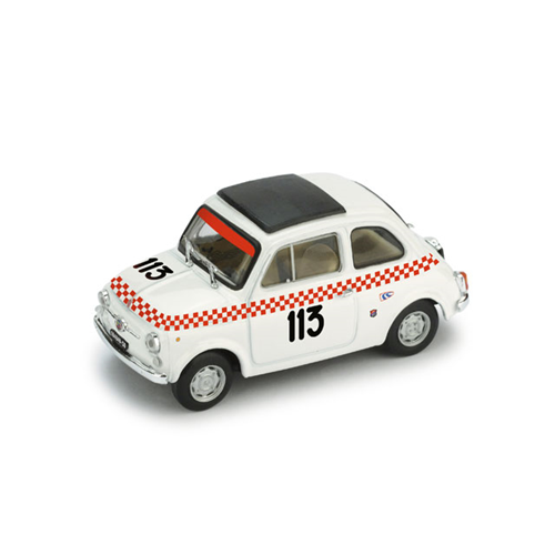 GIANNINI 500 TV N.113 TROFEO VAL CAMONICA 1969 BEPPE DOSI 1:43 Brumm Auto Competizione Modellino