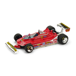 FERRARI 312 T4 G.VILLENEUVE 1979 N.12 2nd FRANCE GP 1:43 Brumm Formula 1 Modellino