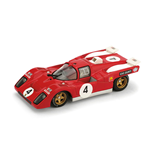 FERRARI 512M N.4 WINNER 9h KYALAMY 1970 ICKX-GIUNTI 1:43 Brumm Auto Competizione Modellino