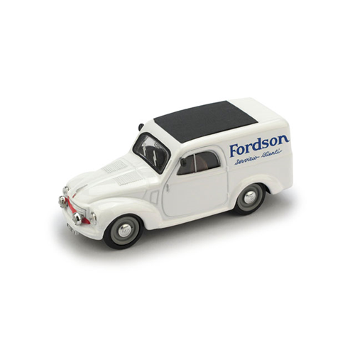 FIAT 500C FURGONE FORDSON 1950 1:43 Brumm Veicoli Commerciali Modellino