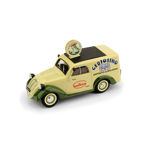FIAT 500B FURGONE 1950 GALBANI 1:43 Brumm Veicoli Commerciali Modellino