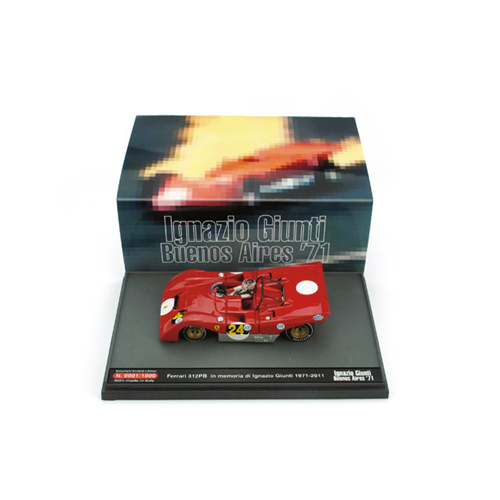 FERRARI 312PB I.GIUNTI 1971 N.24 B.AIRES 1:43 Brumm Auto Competizione Modellino