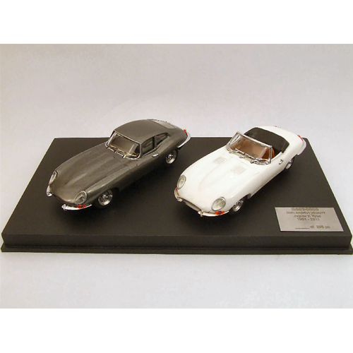 JAGUAR E TYPE 50° ANNIVERSARY PARIS 1961 2 Modellini 1:43 Best Model Auto Stradali Modellino