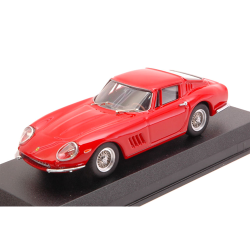 FERRARI 275 GTB/4 COUPE' 1966 RED 1:43 Best Model Auto Stradali Modellino