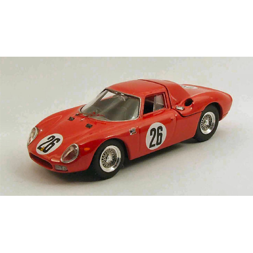 FERRARI 250 Le Mans N.26 WINNER 1000 KM PARIGI 1966 PARKES-PIPER 1:43 Best Model Auto Competizione Modellino