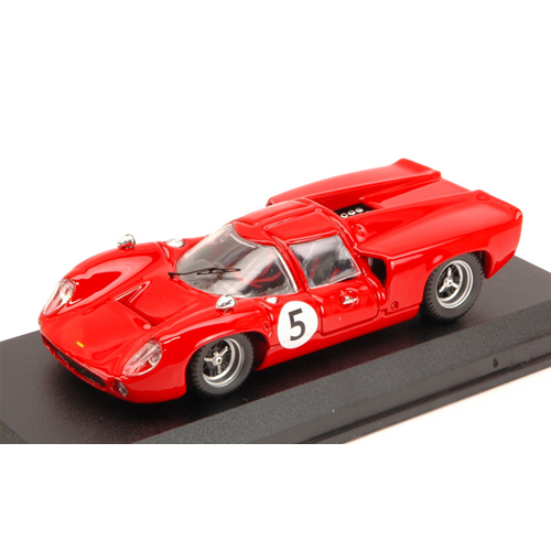 LOLA T70 COUPE' N.5 WINNER G.P.SVEZIA 1967 Y.ROSQVIST 1:43 Best Model Auto Competizione Modellino