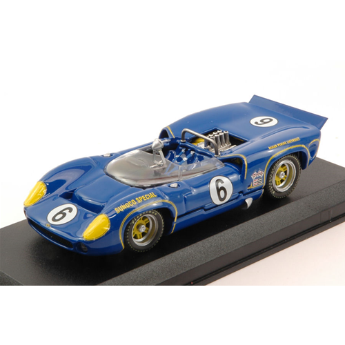 LOLA T 70 MK2 N.6 WINNER CAN AM MOSPORT 1966 MARK DONOHUE 1:43 Best Model Auto Competizione Modellino
