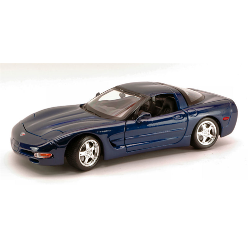 CHEVROLET CORVETTE 1997 BLUE 1:18 Burago Auto Stradali Modellino