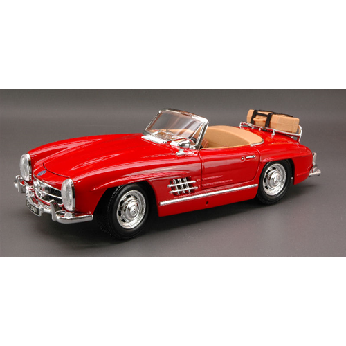 MERCEDES 300 SL TOURING 1957 RED 1:18 Burago Auto Stradali Modellino