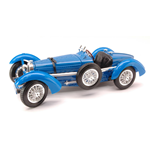 BUGATTI TYPE 59 1934 BLUE 1:18 Burago Auto d'Epoca Die Cast Modellino