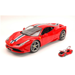 FERRARI 458 SPECIALE 2014 RED 1:18 Burago Auto Stradali Modellino