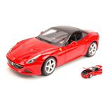 FERRARI CALIFORNIA T (CLOSED TOP) 2014 RED 1:18 Burago Auto Stradali Modellino