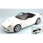 FERRARI CALIFORNIA T (OPEN TOP) 2014 WHITE 1:18 Burago Auto Stradali Modellino