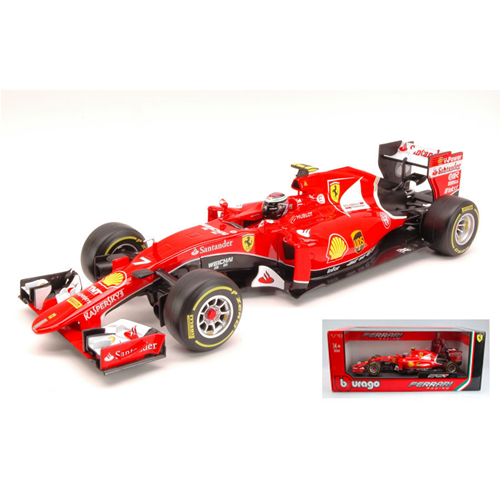 FERRARI SF15-T F1 K.RAIKKONEN 2015 N.7 1:18 Burago Formula 1 Modellino