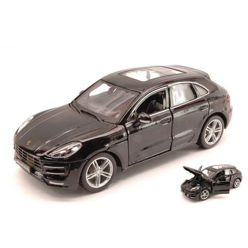 PORSCHE MACAN 2013 BLACK 1:24 Burago Auto Stradali Modellino