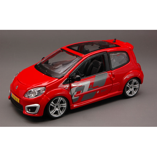 RENAULT TWINGO RS 2008 RED 1:24 Burago Auto Stradali Modellino