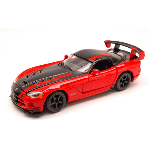 DODGE VIPER SRT 10 ACR 2007 RED/BLACK 1:24 Burago Auto Stradali Modellino
