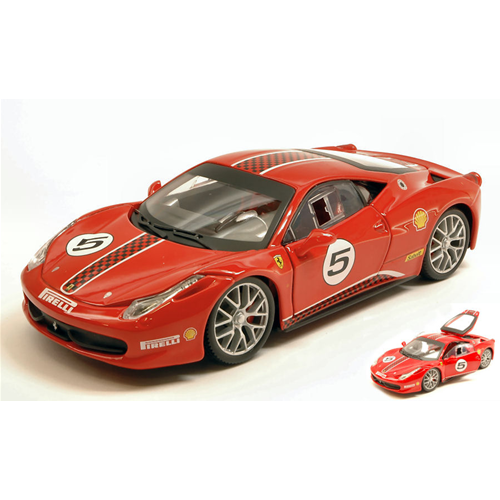 FERRARI 458 CHALLENGE 2009 1:24 Burago Auto Competizione Modellino