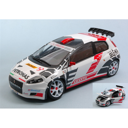 GRANDE PUNTO ABARTH BASSO/DOTTA 2010 1:24 Burago Auto Rally Modellino