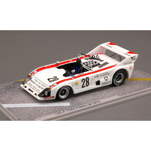 LOLA T284 FORD N.28 36th Le Mans 1974 SCHULTHESS-LATESTE 1:43 Bizarre Auto Competizione Modellino