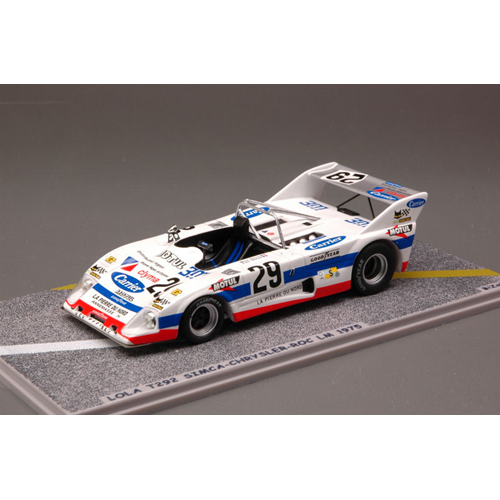 LOLA T292 SIMCA-CHRYSLER-ROC N.29 DNF Le Mans 1975 P.M.PAINVIN-F.HUMMEL 1:43 Bizarre Auto Competizione Modellino