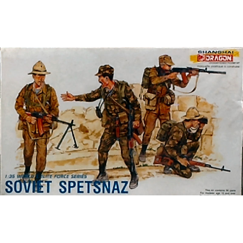 FIGURE SOVIET SPETSNAZ KIT 1:35 Dragon Kit Figure Militari Modellino