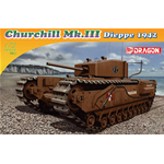 CHURCHILL MK.III DIEPPE 1942 KIT 1:72 Dragon Kit Mezzi Militari Modellino