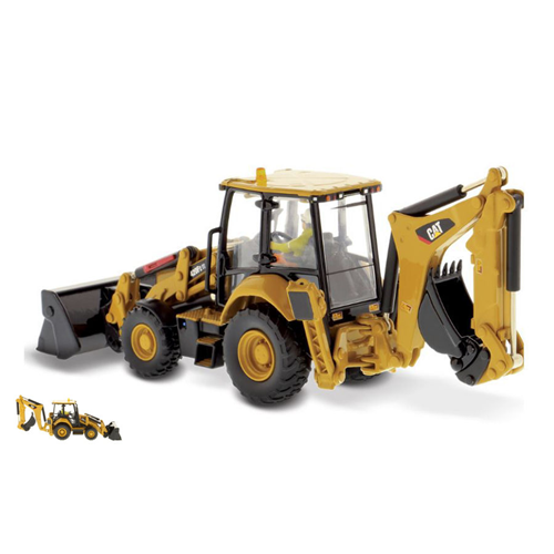 CAT 420F2 IT BACKHOE LOADER PIVOT 1:50 Diecast Master Mezzi Industriali Modellino
