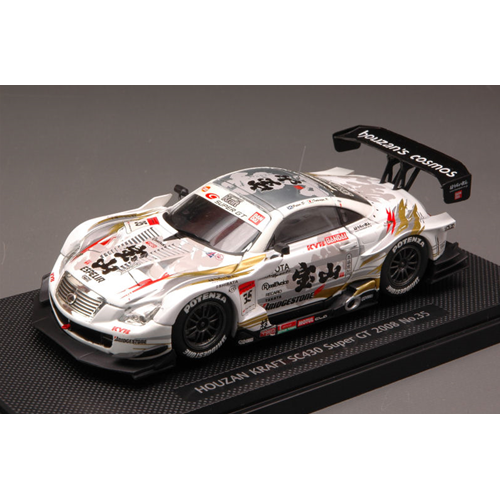 LEXUS SC430 N.35 HOUZAN KRAFT SUPER GT 2008 1:43 Ebbro Auto Competizione Modellino