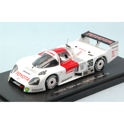 TOYOTA 88C N.36 9th 1000 KM FUJI 1986 NAKAJIMA-LEES-SEKIYA 1:43 Ebbro Auto Competizione Modellino