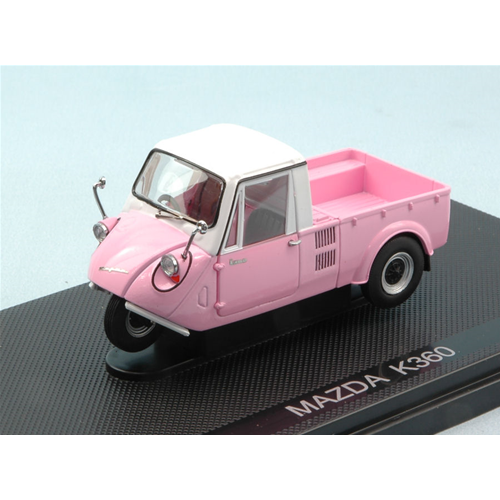 MAZDA K360 1959 PINK/WHITE 1:43 Ebbro Auto Stradali Modellino