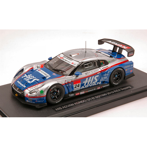 NISSAN GT-R N.24 SEPANG 2010 1:43 Ebbro Auto Competizione Modellino