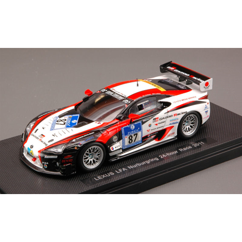 LEXUS LFA N.87 24 H NURBURGRING 2011 1:43 Ebbro Auto Competizione Modellino