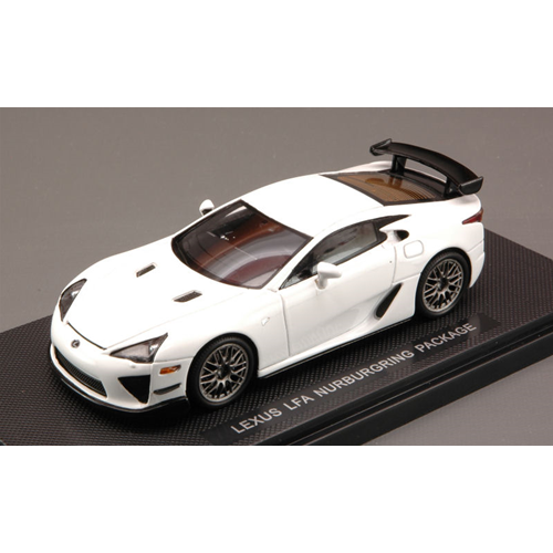 LEXUS LFA ALLESTIMENTO NURBURGRING WHITE 1:43 Ebbro Auto Competizione Modellino