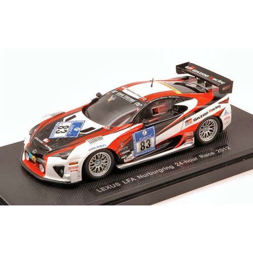 LEXUS LFA N.83 NURBURGRING 2012 KINOSHITA-LIDA-WAKISAKA 1:43 Ebbro Auto Competizione Modellino