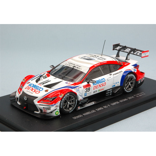 LEXUS RC F N.39 SUPER GT500 2014 H.ISHIURA-O.JARVIS 1:43 Ebbro Auto Competizione Modellino
