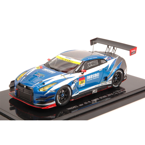 NISSAN GT-R N.30 SUPER GT500 2014 Y.IWASAKI-M.KAGEYAMA 1:43 Ebbro Auto Competizione Modellino