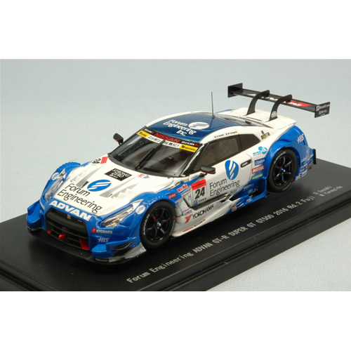 NISSAN GT-R N.24 9th FUJI SUPER GT500 2016 D.SASAKI-M.YANAGIDA 1:43 Ebbro Auto Competizione Modellino