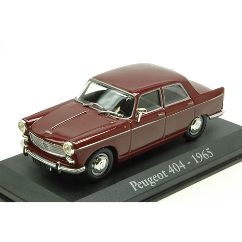 PEUGEOT 404 1965 AMARANT 1:43 Editoria Auto Stradali Modellino