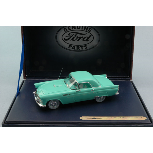 FORD THUNDERBIRD COUPE' 1955 ACQUAMARINE 1:43 Ford Genuine Parts Auto Stradali Modellino