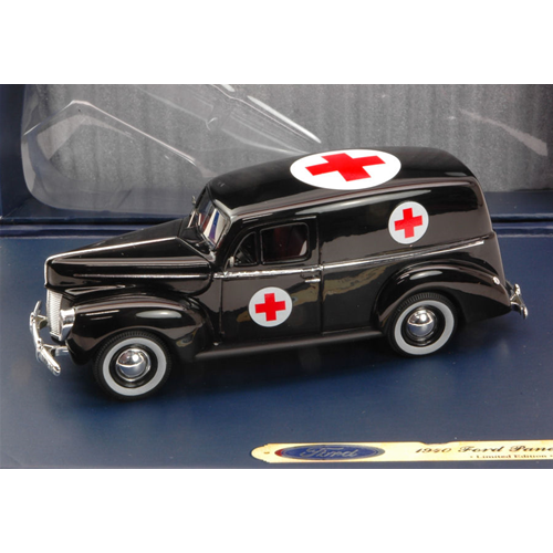 FORD PANEL VAN RED CROSS 1935 1:43 Ford Genuine Parts Auto d'Epoca Modellino