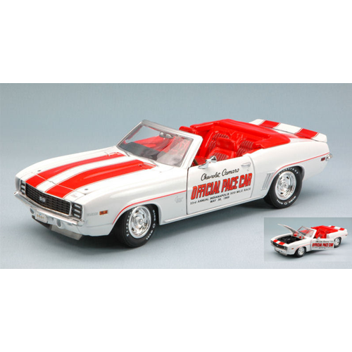CHEVROLET CAMARO SS CONVERTIBLE 1967 INDIANAPOLIS PACE CAR 1:24 Greenlight Auto Competizione Modellino